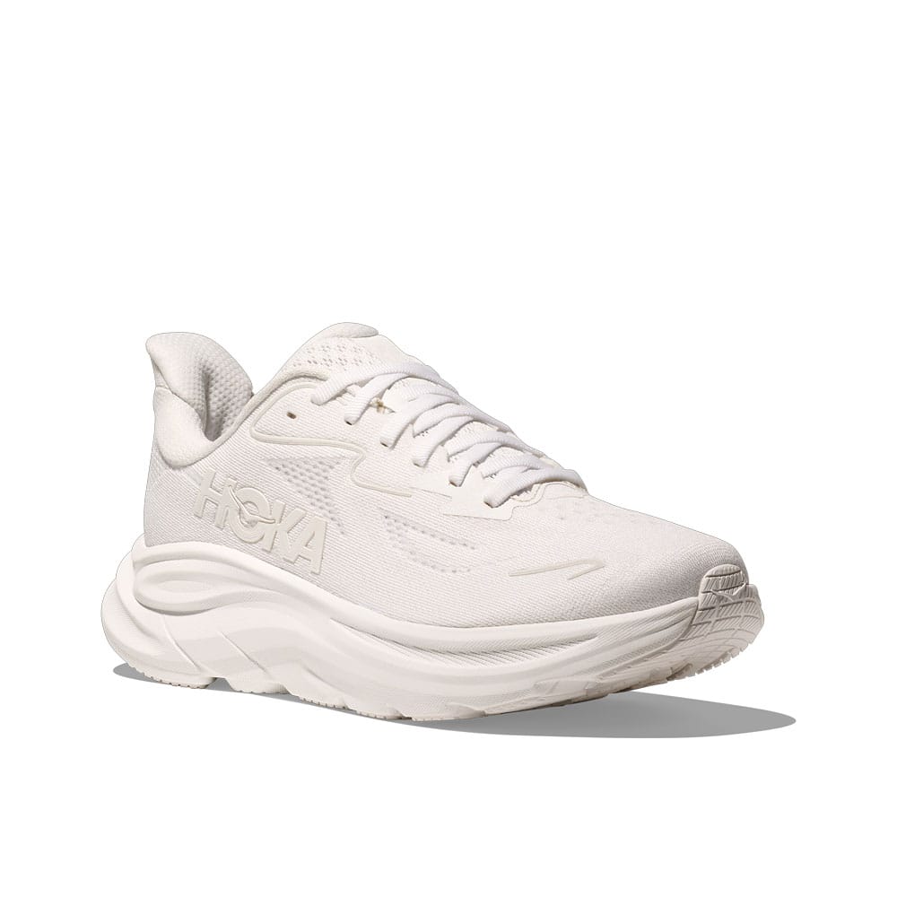 vit Hoka Clifton 10 löparskor (dam) från sidan