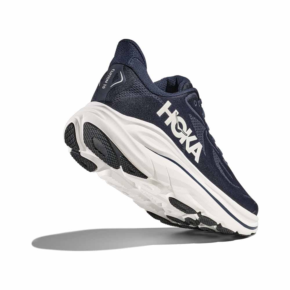 undersida och häl på Hoka Clifton 10 löparskor (herr)