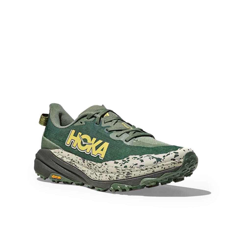 HOKA Speedgoat 6 traillöparskor (herr) snett framifrån