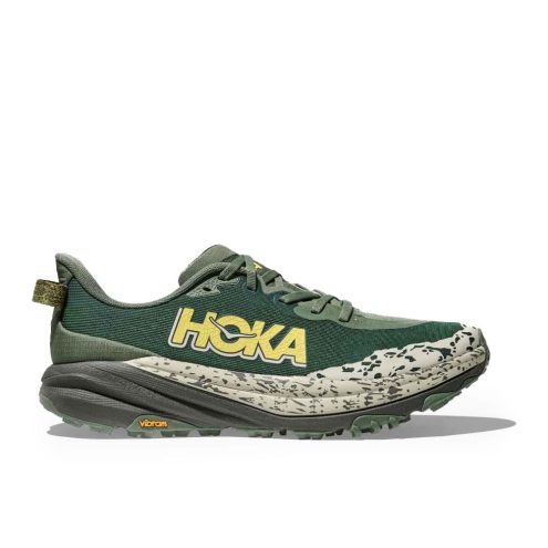 HOKA Speedgoat 6 traillöparskor (herr)i färgen fern-_-asphalt-grey.