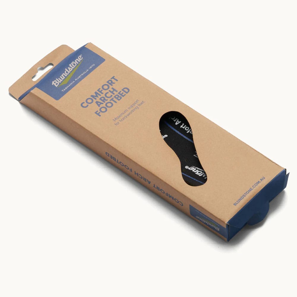 förpackning på Blundstone Comfort Footbed Classic sulor (unisex)