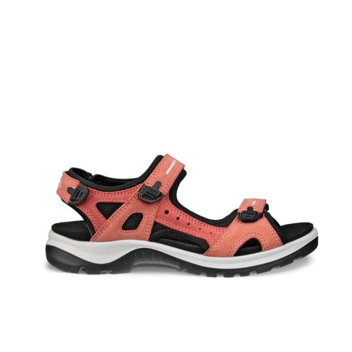 Ecco Offroad Yucatan W sandal (dam) - Burnt Coal/Spiced Coral, 37