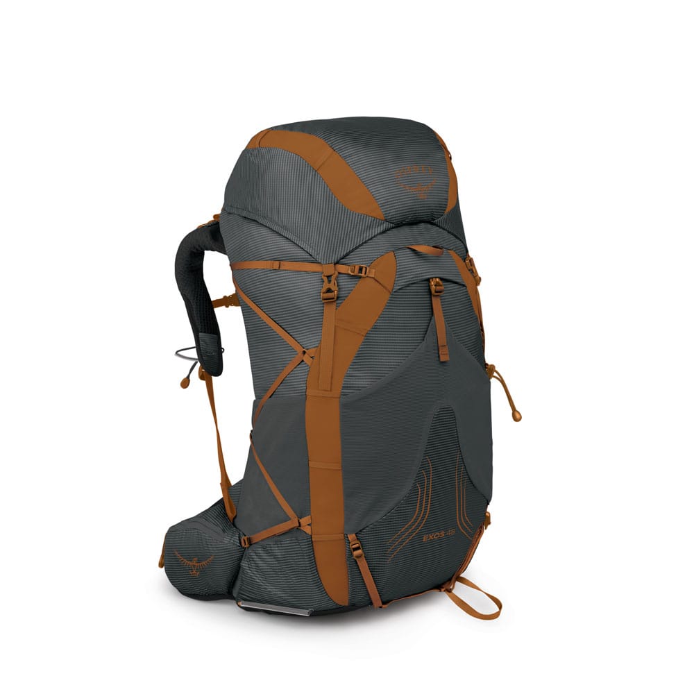 Osprey Exos 48L vandringsryggsäck (herr) - Dark Charcoal, S/M