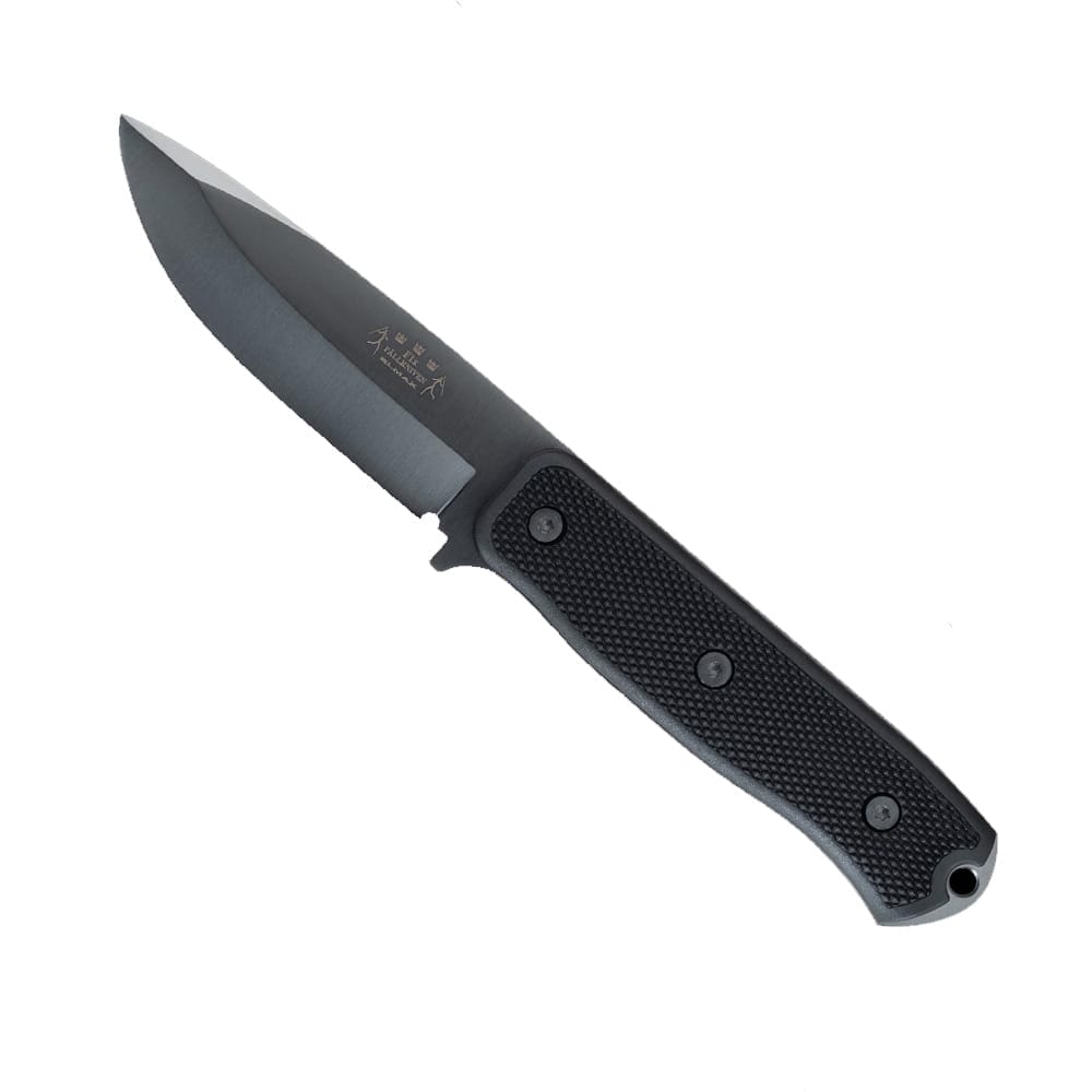F&auml;llkniven F1xb Elmax &ndash; Volframkarbid / kniv med svart blad