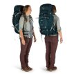 Osprey Ariel plus 70 på modell bak och framifrån