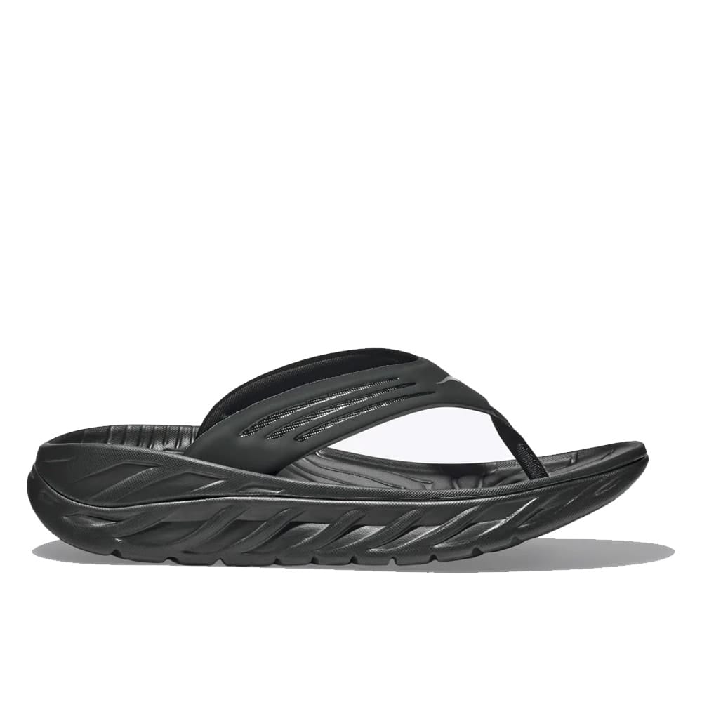 Hoka Ora Recovery Flip sandal (herr) - Black/Dark Gull Gray, 46 ⅔
