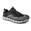 Scholl Galaxy Wave sneakers i svart och grå med rosa detaljer