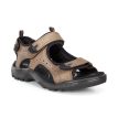 Bekväm herrsandal från Ecco i beige, framåtvänd