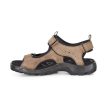 Bekväm herrsandal från Ecco i beige, till vänster