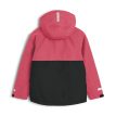 Baksidan av Tretorn Aktiv Cold Weather Jacket vinterjacka rosa och svart