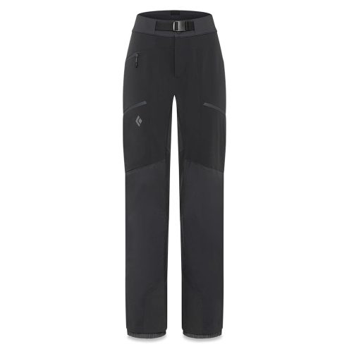 Black Diamond Dawn Patrol Hybrid Pants för dam i färgen svart.