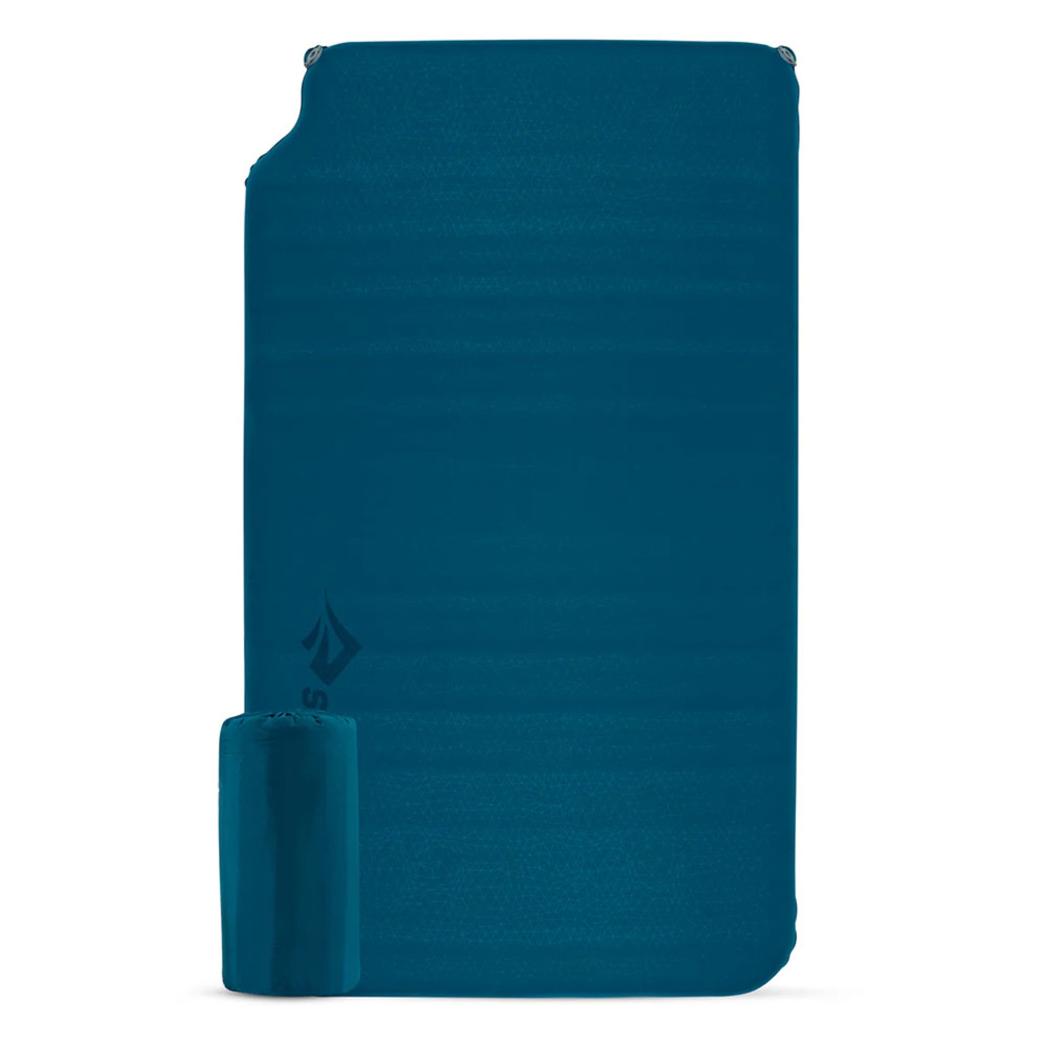 Sea to Summit Comfort Deluxe sj&auml;lvuppbl&aring;sbart liggunderlag - Bilcamping - Moroccan Blue, Camper Van