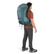 Osprey farpoint trek 55 blue on model