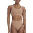 En modell bär den sköna Adidas Scoop Lounge Seamless Bra sportbh (dam