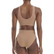 Baksida av Adidas Scoop Lounge Seamless Bra sportbh (dam på en modell