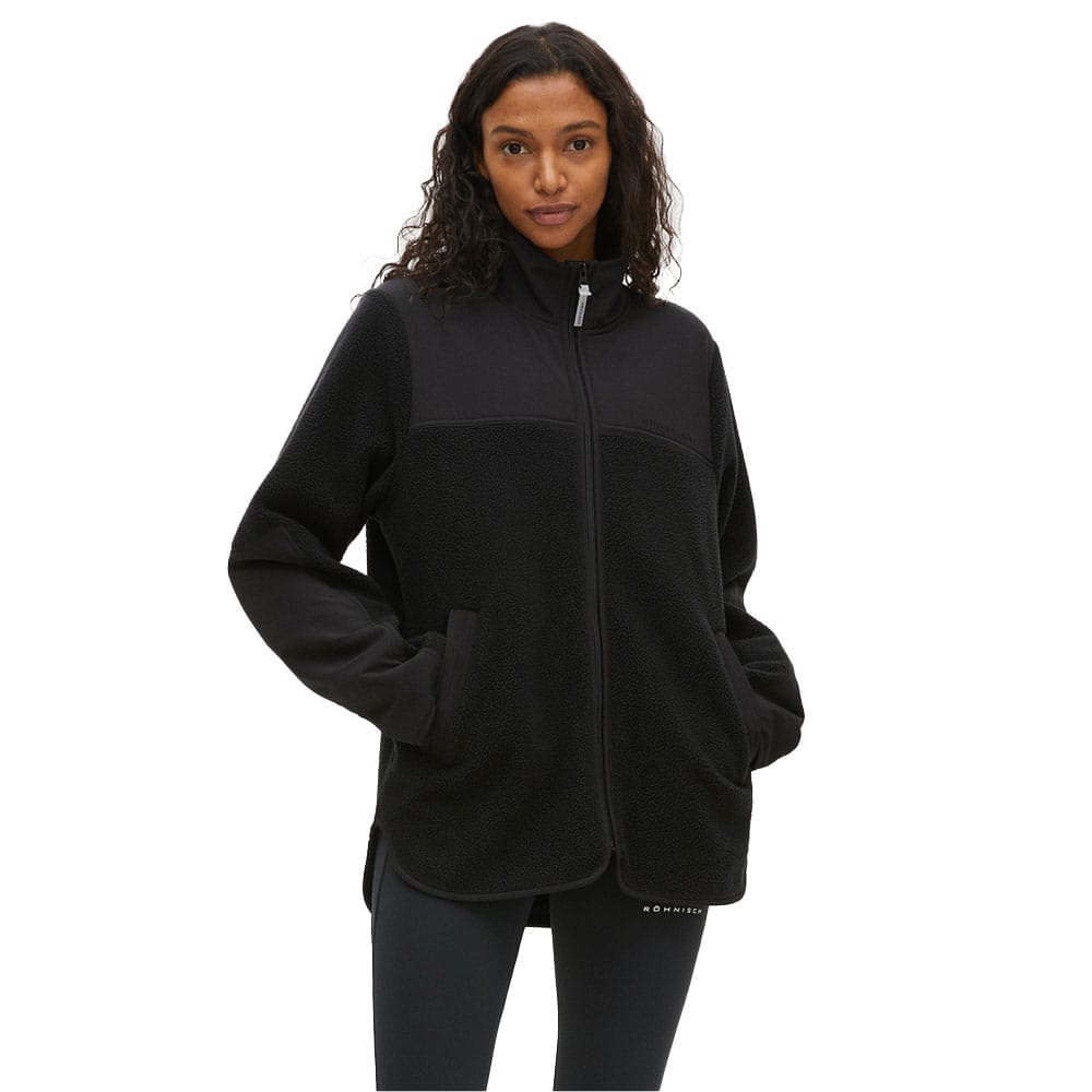 Röhnisch Phoebe Pile Jacket fleecejacka (dam) på modell framifrån
