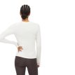 Röhnisch Jacquard Long Sleeve, Tofu med ryggen vänd mot kameran