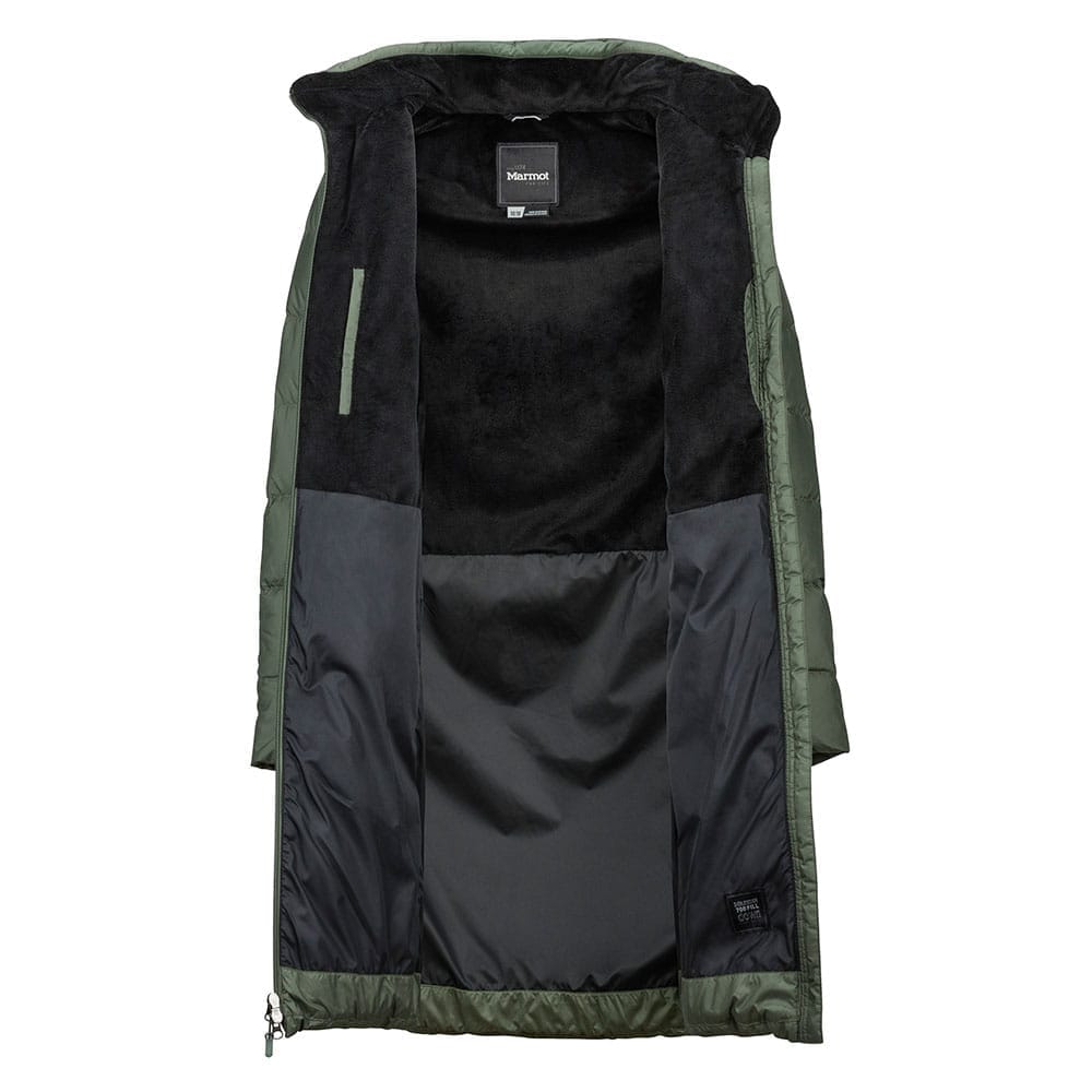 Insidan av Montreaux Coat från Marmot med microfleece.