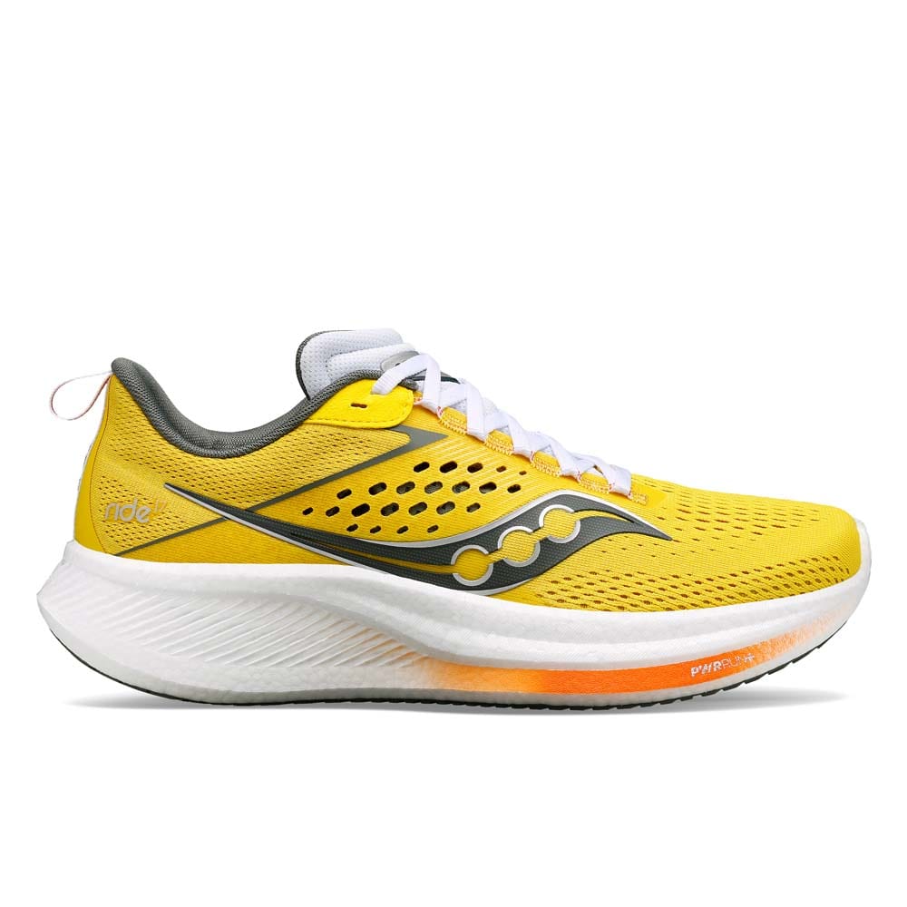 Utsida profil av Saucony Ride 17 löparskor (herr)