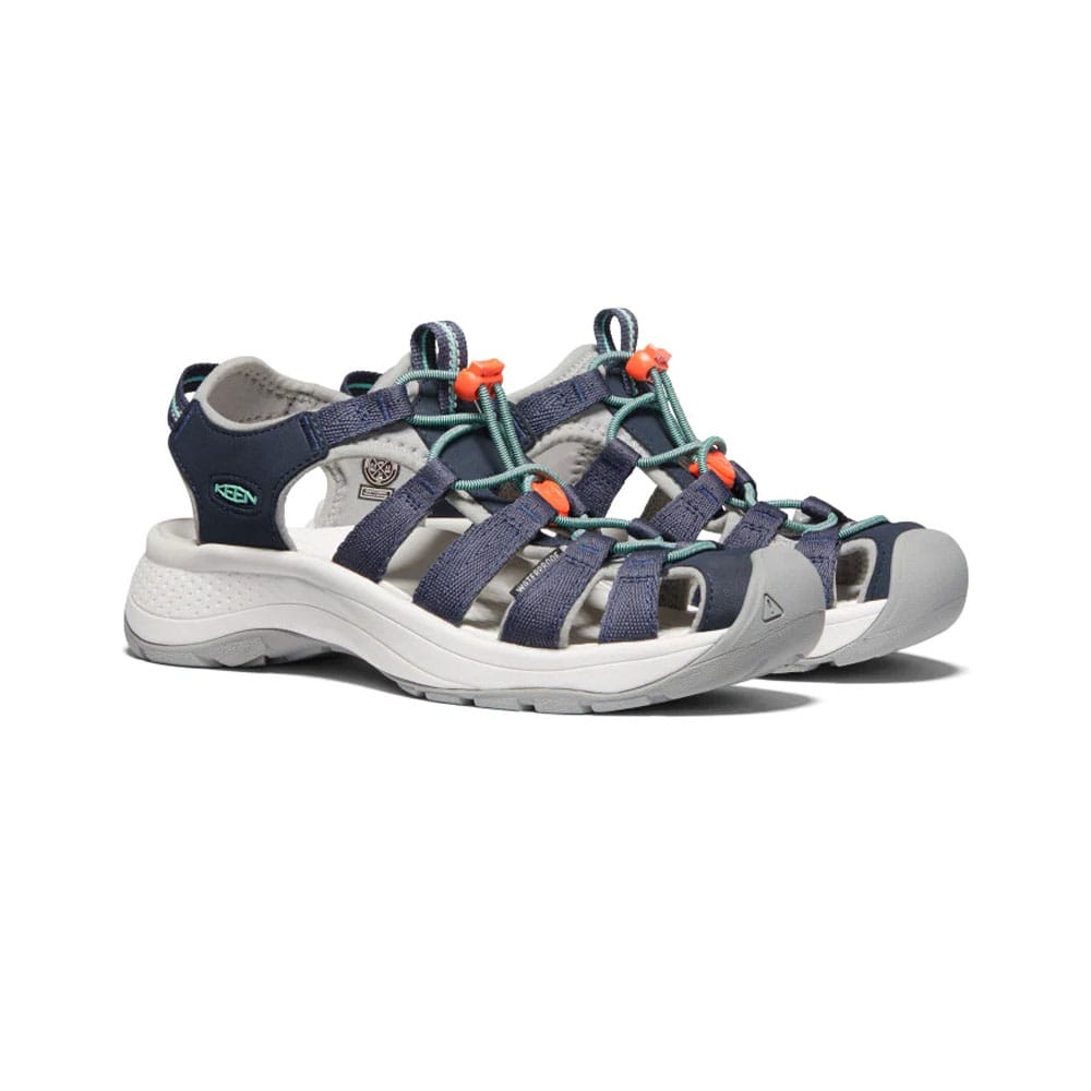 Ett par Keen Women's Astoria West Sandal (dam).