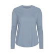 Röhnisch Team Logo Long Sleeve träningströja (dam) - i färgen flint stone
