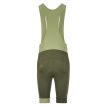 baksida av en grön Craft Endur Bib Shorts C4 cykelshorts (herr)