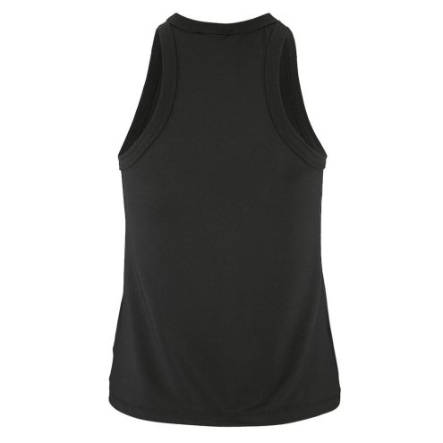 rygg på en svart Craft Core Essence Mesh Singlet träningslinne (dam)