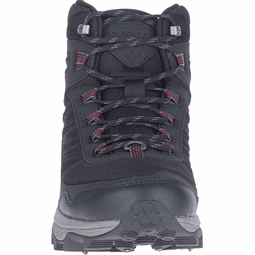 Framsida snörning av Merrell Moab Speed Thermo Mid Waterproof Spike (herr)