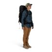 Osprey Kyte LT 45 serenity blue on model