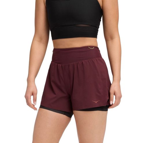 framsida av Hoka Skyglide Short träningsshorts (dam)