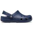 bild på Crocs Toddler Classic Clog (barn) i färgen navy i profil.