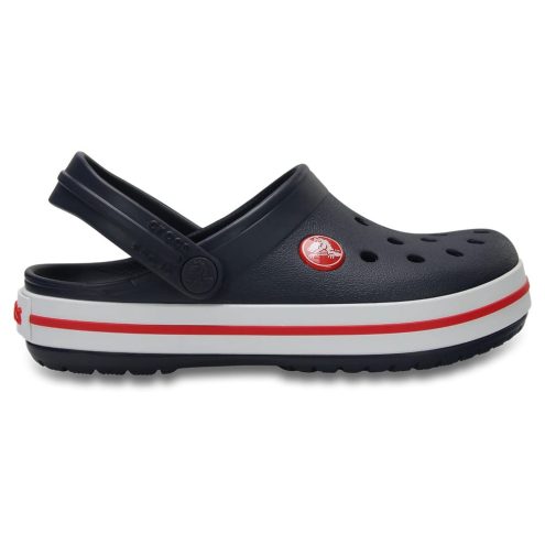 Crocs Toddler Crocband Clog (barn) Navy i profil.