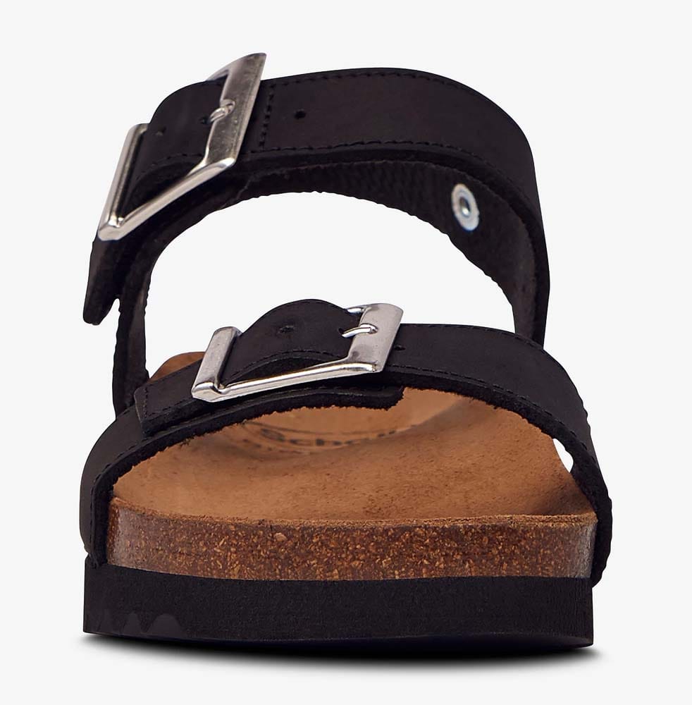 Scholl Filippa sandal i svart framifrån