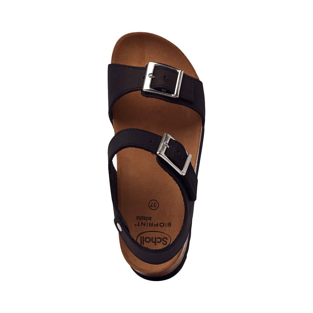 Scholl Filippa sandal i svart ovanifrån