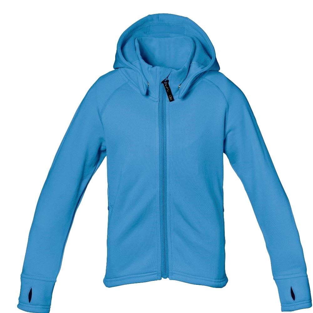 framsida av PANDA HOODIE 86CL-128CL i färgen skyblue.