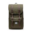 Herschel Little America 30 L vardagsryggsäck (unisex) i färgen ivy green