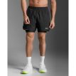 2XU Aero Mesh 2-in-1 5 inch Shorts (herr) svart