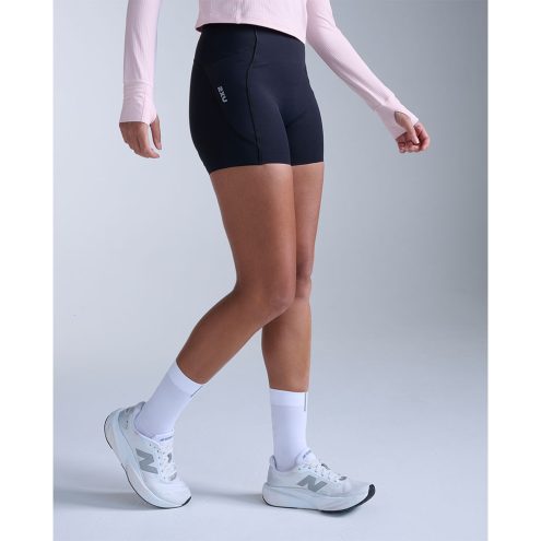 2XU Aero Mesh Hi-Rise Compression 4 inch Shorts (dam) svart