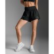 2XU Aero Hi-Rise 2-in-1 3 inch Shorts (dam) svart