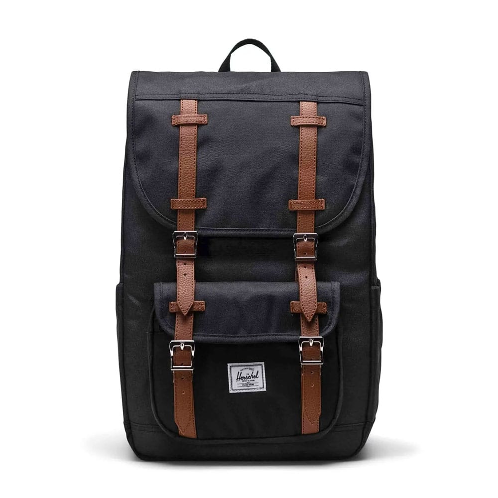 Herschel Little America Mid 21 L vardagsryggsäck (unisex) i en svart färg