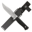 Fällkniven S1 Pro 10 överlevnadskniv tillsammans med medföljande Zytelslida i svart