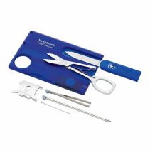 Multiverktyg från Victorinox SwissCard Lite blå praktiskt verktygskort.
