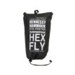 Nedpackad storlek för Tarp Hennessy Hammock Double Wide Hex Fly är 9 cm x 28 cm.