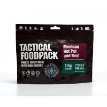 Mexican Hot Pot and Beef friluftsmat från Tactical Foodpack med naturliga ingredienser.