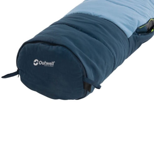 Fotänd av Outwell Convertible Junior Navy – sovsäck för barn