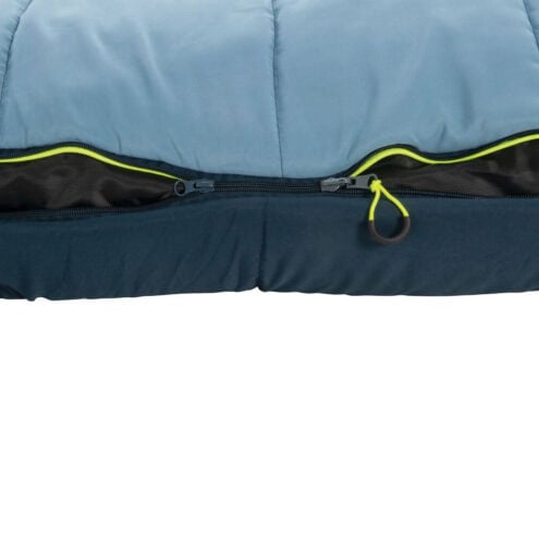 Dragkedja på Outwell Convertible Junior Navy – sovsäck för barn