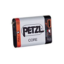Uppladdningsbart batteri Core från Petzel med batteriindikator.