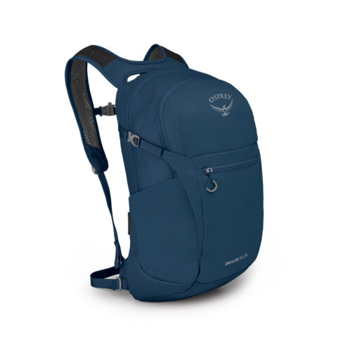 Pålitlig ryggsäck från Osprey Daylite plus i färgen blå.