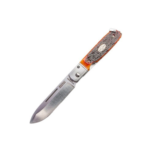 Liner-lock-systemet på Gentleman’s Pocket Knife från Fällkniven GPjb.