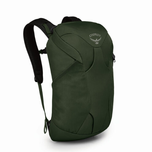 Farpoint daypack ryggsäck från Osprey i grön.